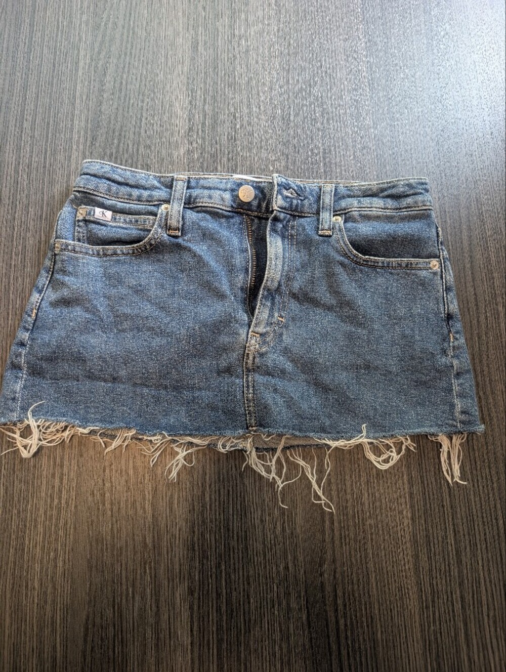 Calvin Klein Denim Mini Skirt